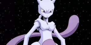 Mewtwo Pokemon Blanco Y Negro