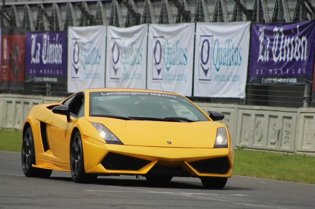 Lamborghini Gallardo en pista 