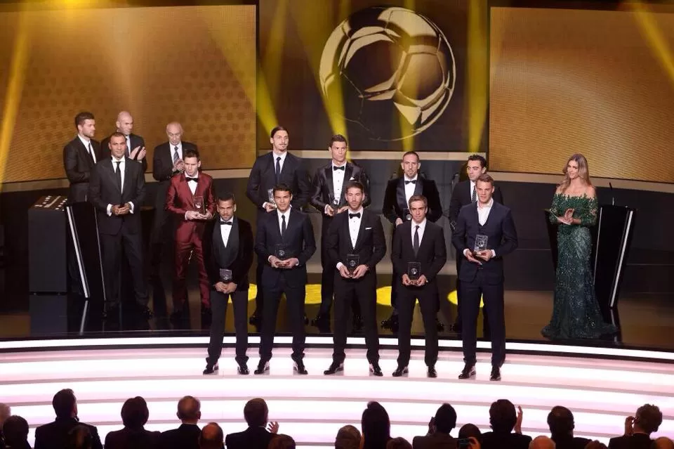 El XI ideal de la FIFA en el 2013   Imagen: FIFA