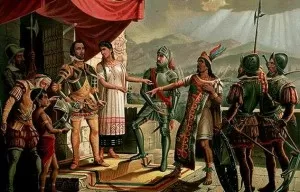 Moctezuma Y Hernán Cortés