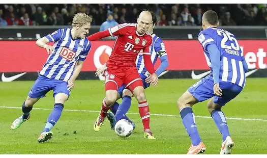 Ribery sentencio el juego con el 3 a 1   Foto: Bayern Munich