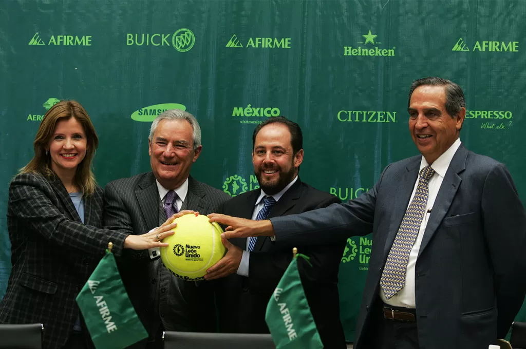 Se anunció la sexta edición del Abierto Monterrey de Tenis en las instalaciones de la CONADE   Foto: CONADE