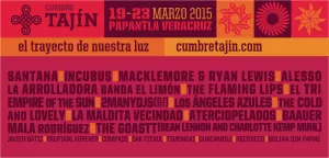 Cumbre Tajin 2015 Lineup Fb 01