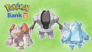 Pokemon Bank Regi Regirock Regice Registeel