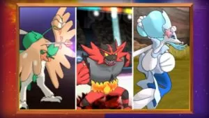 Pokemon Sun Moon Starter Evolutions