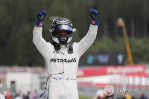 F1 Austrian Gp 2017 Valtteri Bottas Mercedes Amg F1 W08 Celebrates Victory In Parc Ferme