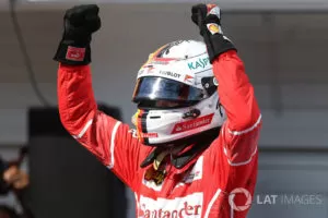 F1 Hungarian Gp 2017 Race Winner Sebastian Vettel Ferrari