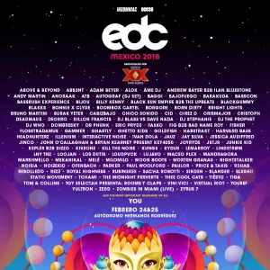 Edc Mexico 2018 Lu Lineup Full Lineup 1080x1080 Es