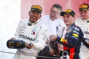 F1 Spanish Gp 2018 Lewis Hamilton Mercedes Amg F1 And Max Verstappen Red Bull Racing Celeb