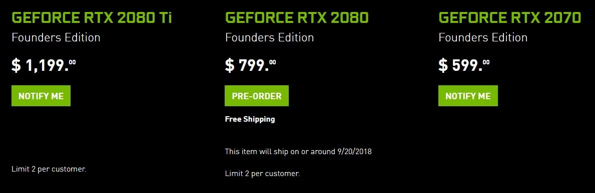 Nvidia GeForce RTX