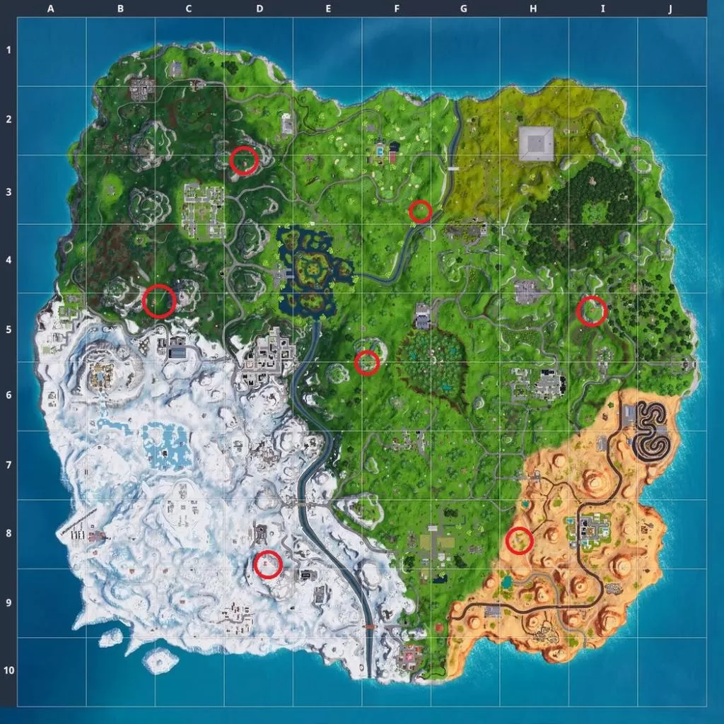 Fortnite Season 7 Map