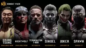 Los personajes del Kombat Pack de Mortal Kombat 11
