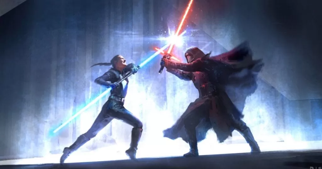 Kylo Ren vs Darth Vader y Rey