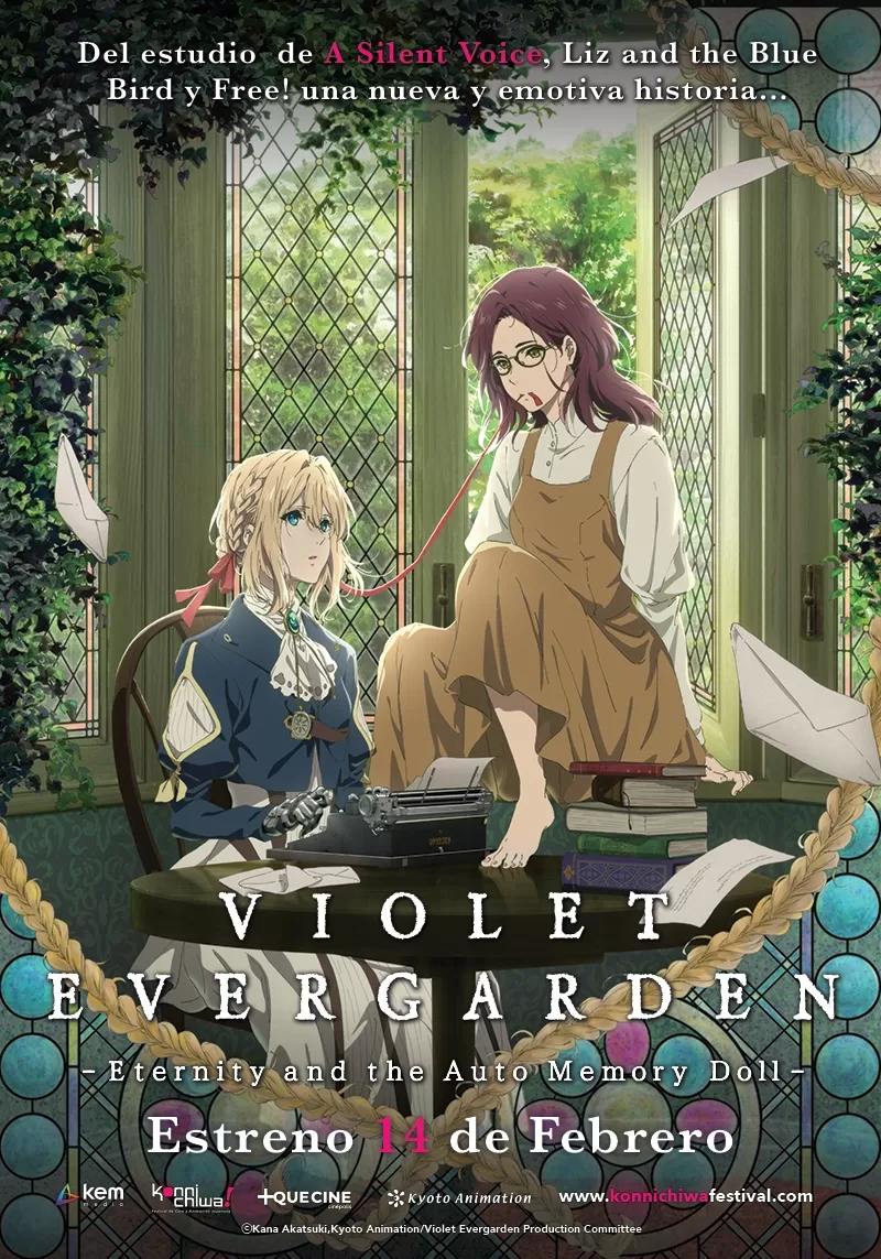 Poster Konnichiwa Fest Violet Evergarden