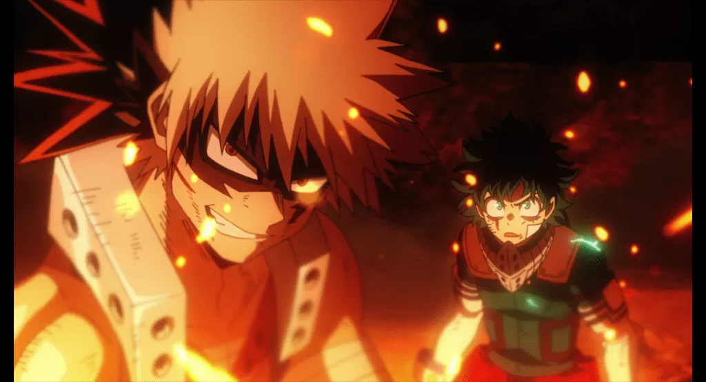 Deku y Bakugo