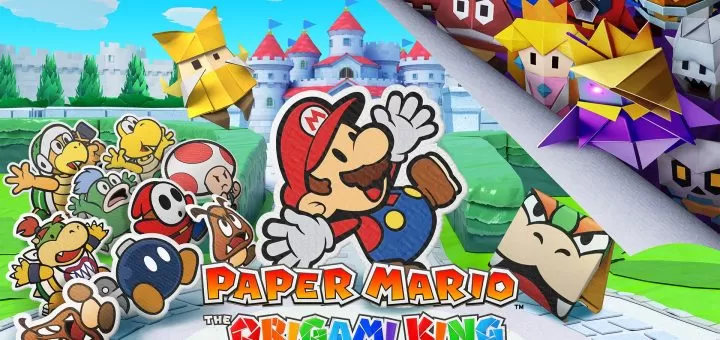 paper mario origami king switch art