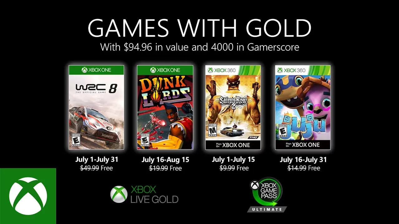 games with gold julio 2020 xbox
