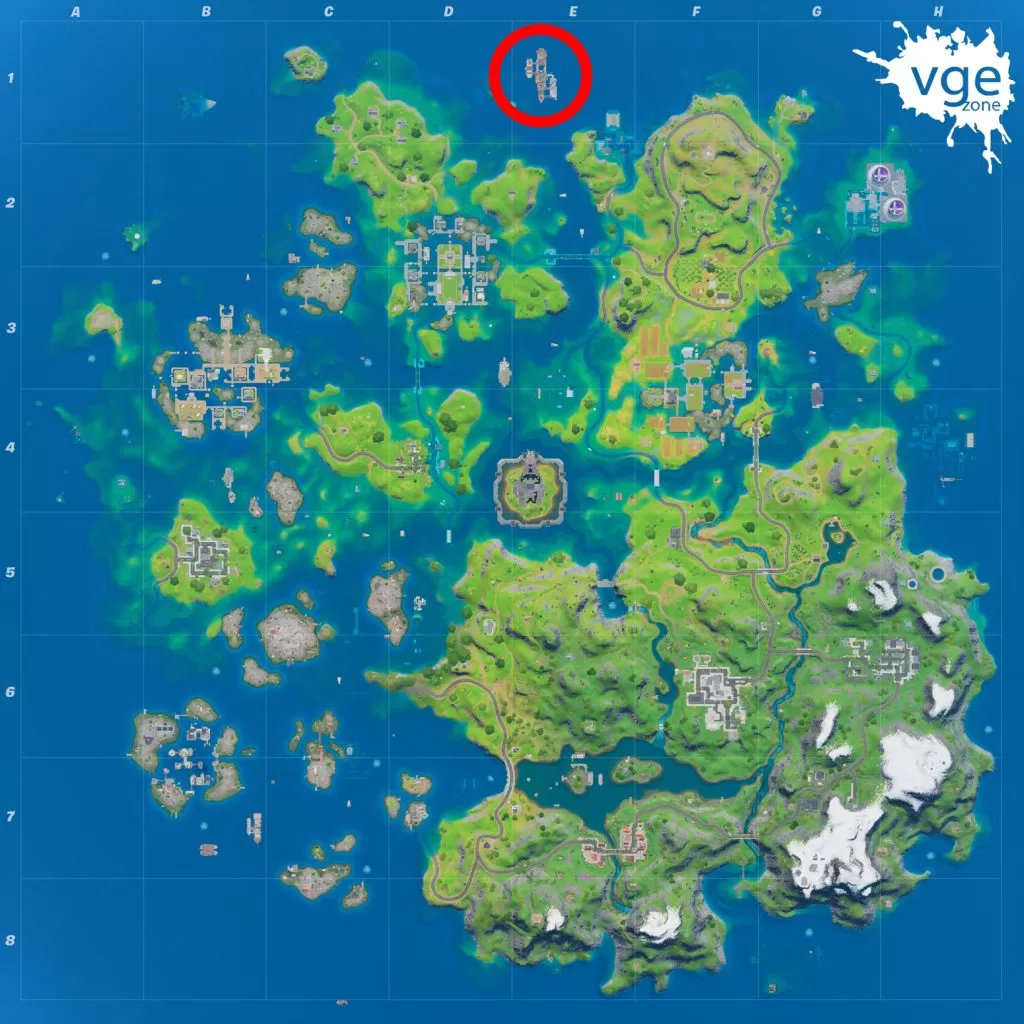 mapa yate flotadores deadpool fortnite