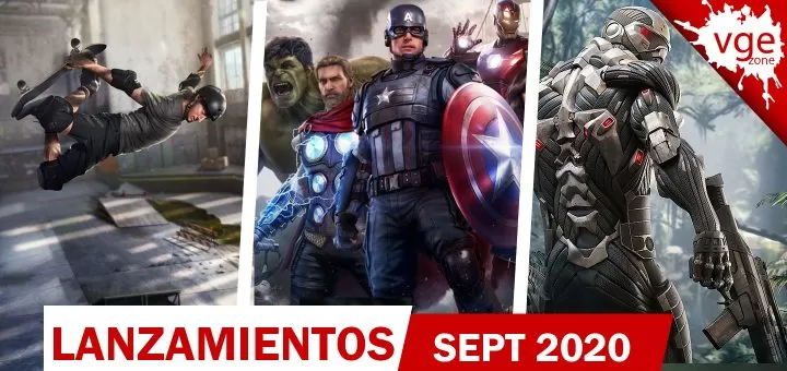 lanzamientos videojuegos septiembre 2020