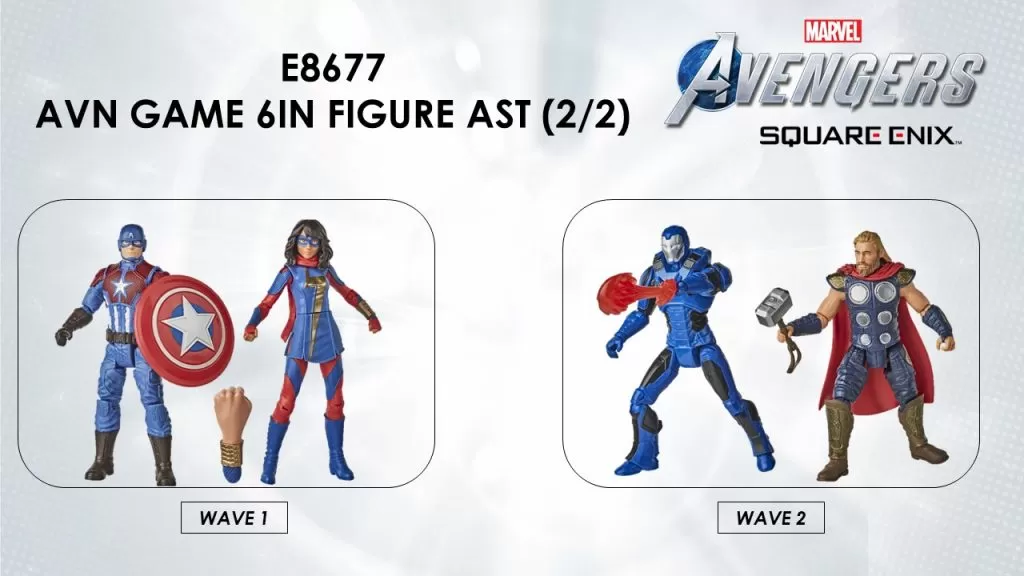 figuras marvel's avengers 6in