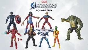 figuras marvel's avengers arte