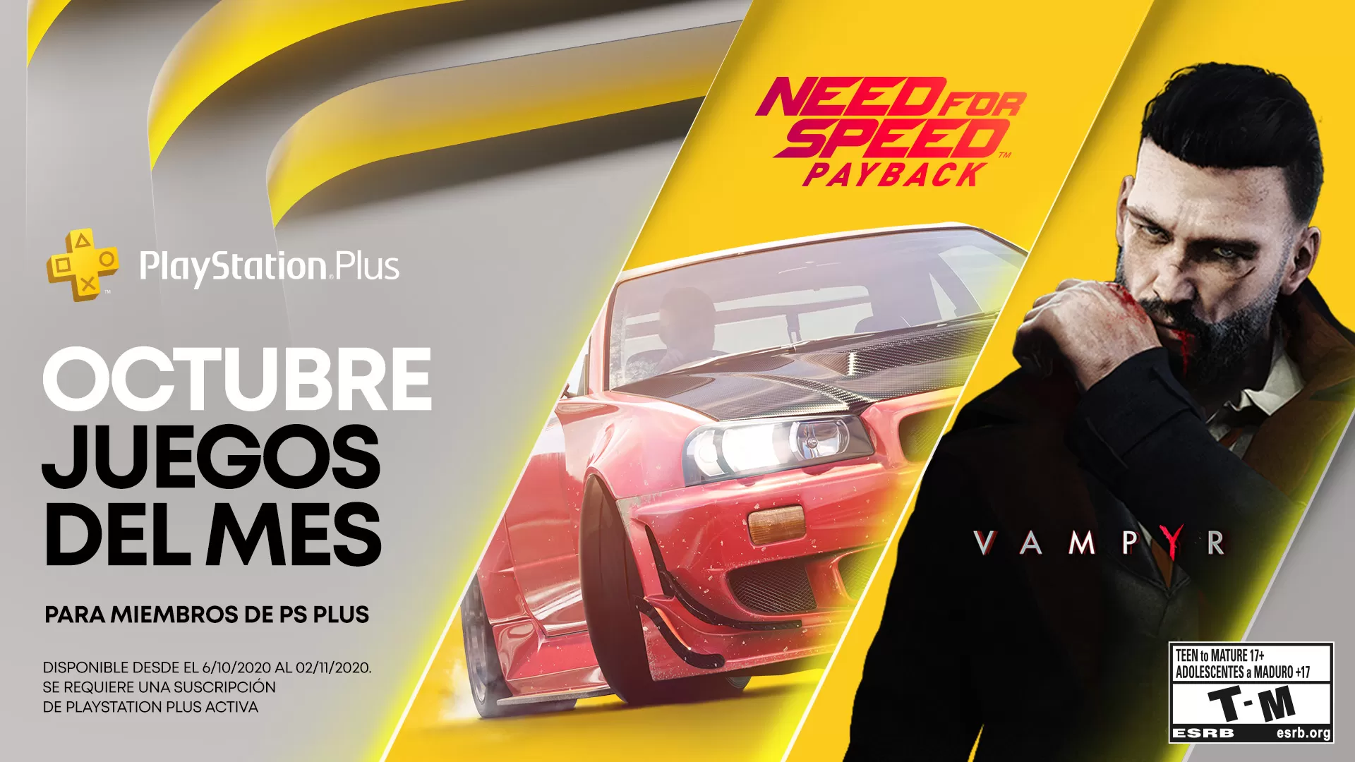 juegos ps plus octubre 2020 gratis