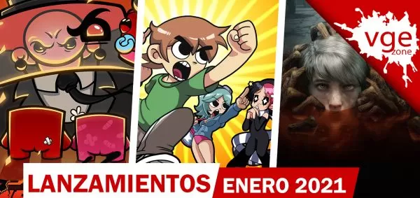 lanzamientos videojuegos enero 2021