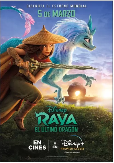 póster raya y el último drag