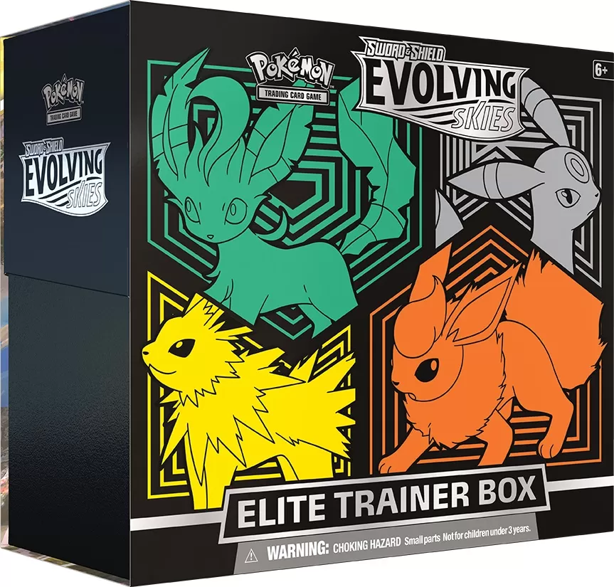 cielos evolutivos elite trainer box flareon