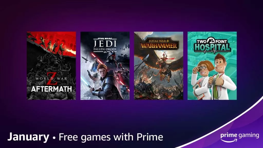 juegos gratis prime gaming enero 2022 jedi fallen order
