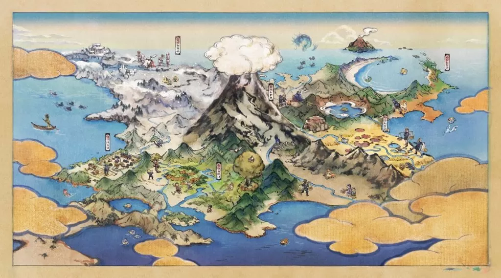 mapa hisui Review Pokémon Legends: Arceus