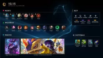 League Of Legends Con La Version 12.15