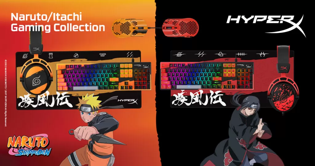 HyperX x Naruto: Shippuden productos
