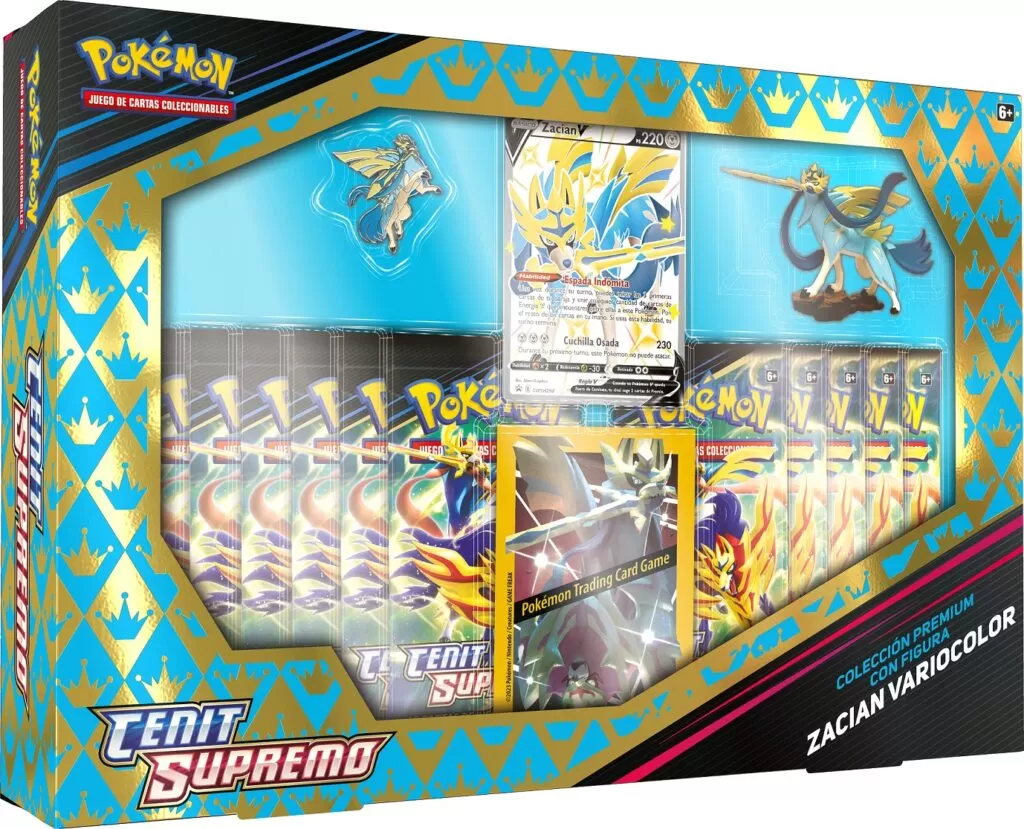 Pokemon TCG Crown Zenith Premium Figure Collection Shiny Zacian ES