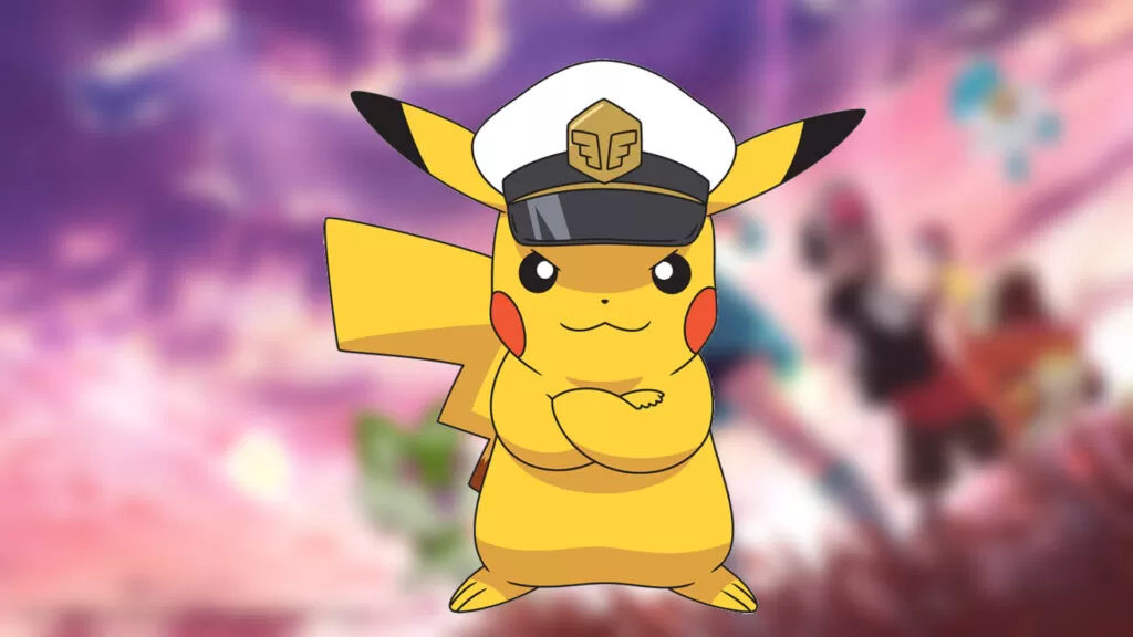 capitán pikachu pokémon