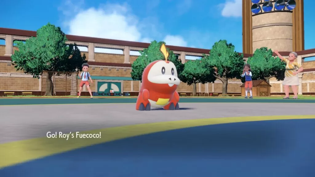 Pokemon Scarlet And Pokemon Violet Roy S Fuecoco Screenshot