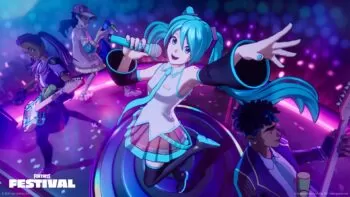 Hatsune Miku Fortnite festival