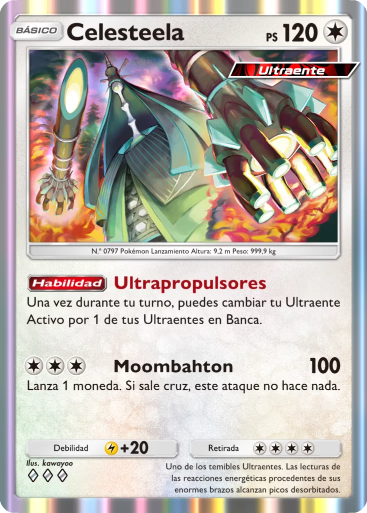 Pokemon Trading Card Game Pocket Extradimensional Crisis Celesteela ES