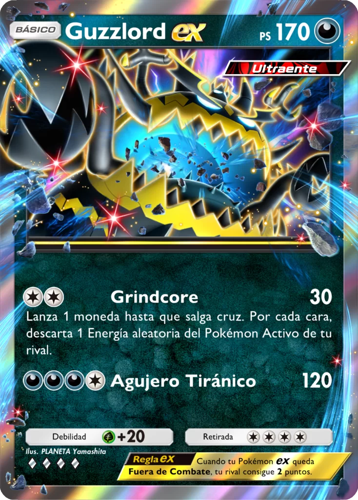 Pokemon Trading Card Game Pocket Extradimensional Crisis Guzzlord Ex ES